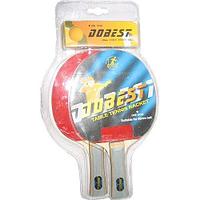 Набор для н/т DOBEST BR20 1 звезда (2 ракетки + 3 мяча)