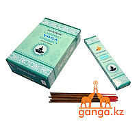 Натуральные Масала-Благовония "Йога" (Masala Incense “Yoga” AYURVEDIC), 15 палочек
