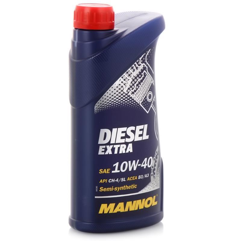 Моторное масло MANNOL Diesel Extra 10W-40 API CH-4/SL 1L