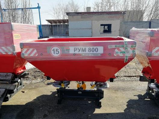 Двухдисковый разбрасыватель удобрений РУМ-800 D-pol, фото 2