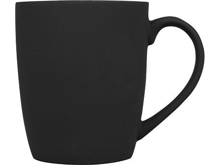 Кружка керамическая с покрытием софт тач черная, фото 2