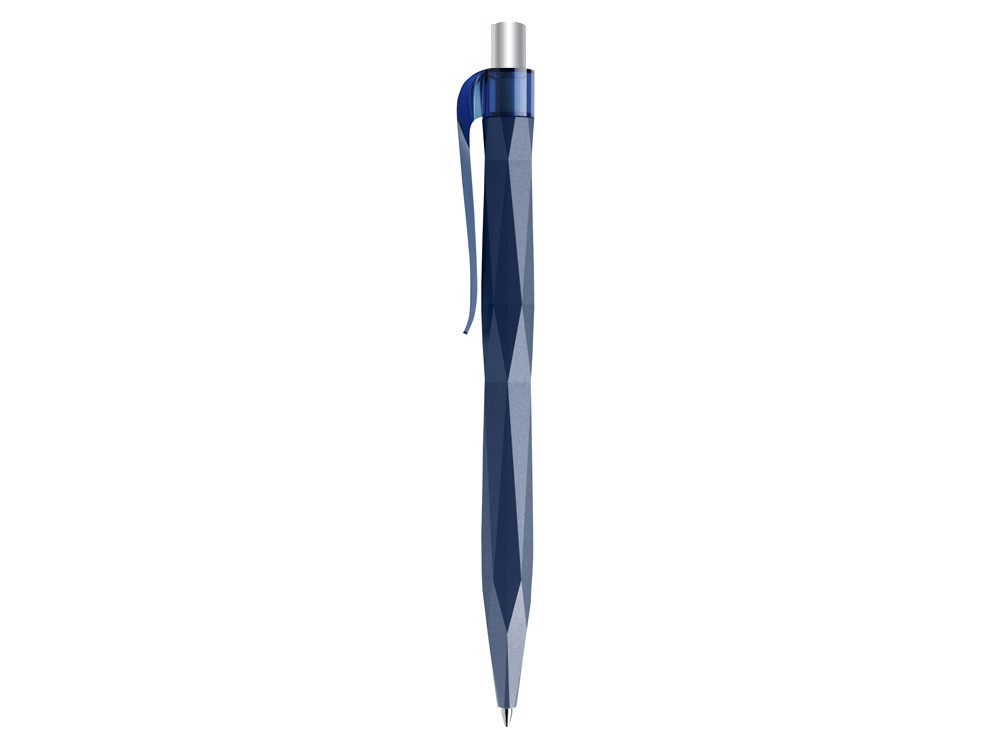 Ручка шариковая QS 20 PRT Z софт-тач, синий/серебристый - фото 2 - id-p67615577