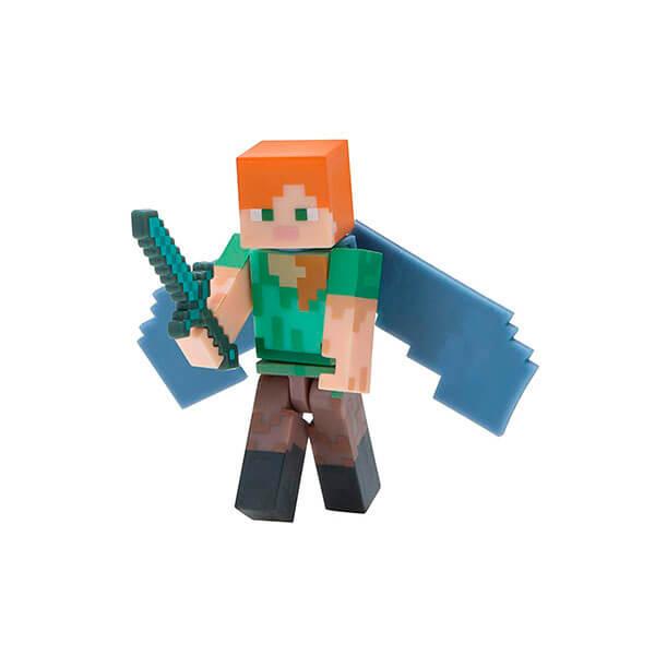 Minecraft Майнкрафт фигурка Alex with Elytra Wings