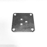 Пластина для крепления деревянных, мебельных опор 7х7см