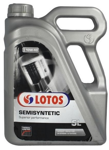 Моторное масло LOTOS SEMISYNTETIC THERMAL CONTROL 10W-40 5L