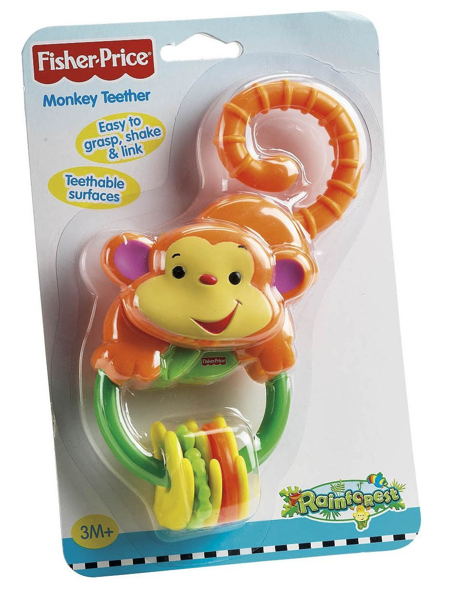 Fisher-Price погремушка "Обезьянка" - фото 2 - id-p5535450