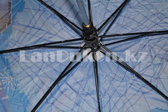 Detskij skladnoj zontik "CHelovek pauk" (sinij)