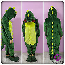 Детская пижама кигуруми динозавр