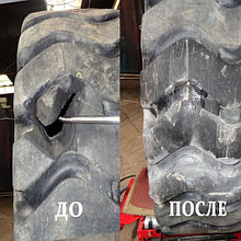 Реставрация крупногабаритной шины