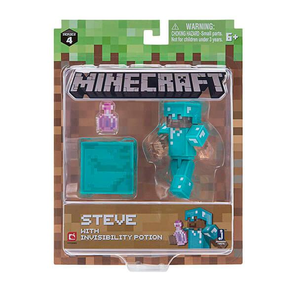 Minecraft  Майнкрафт фигурка Steve with Invisibility Potion