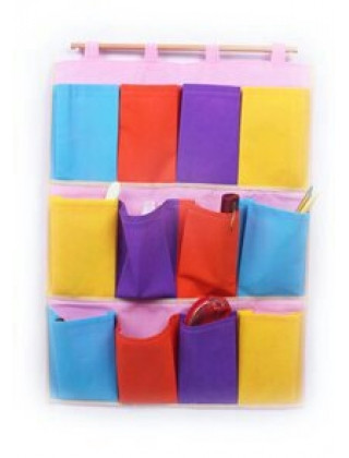 Органайзер настенный разноцветный 12 карманов - фото 1 - id-p5536503