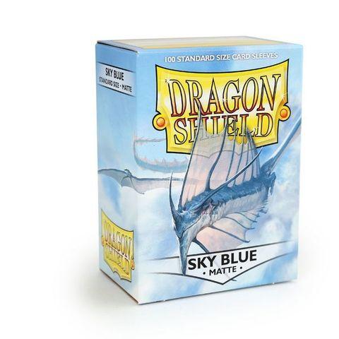 Протекторы Dragon shield матовые, цвет:Небесно-белый, DS Sleeves: Matte Sky blue
