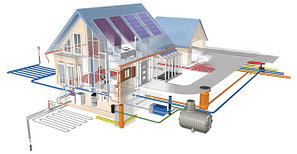 Прокладка (установка) сетей теплоснабжения, водопровода и канализации.