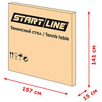 Всепогодный теннисный стол Start Line Compact Outdoor 2 LX с сеткой, фото 3