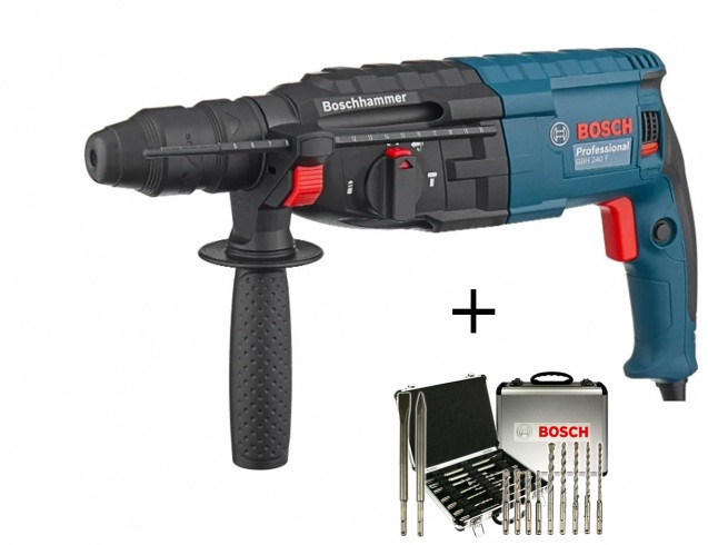 Перфоратор Bosch GBH 2-28 F+ набор сверл 0615990L2S