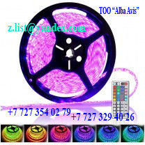 Жарық диодты жолақ SMD 5050, 12v тығыздалған 30 л/м Түсі: ақ, жасыл, қызыл, көк, сары