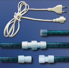 Сетевой шнур для LED дюралайта 2 жылы - фото 2 - id-p67676116