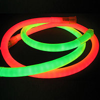 Неоновый шнур, 220 в неон холодный, флекс, круглый неон, 360 градусов. Все цвета. 16 мм, фото 8