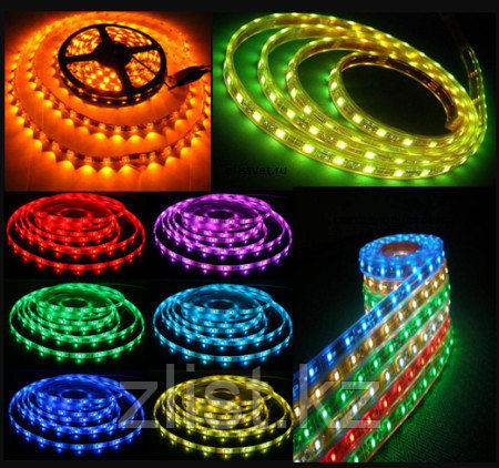 Светодиодная лента, лед лента, strip light 3528, light strip 5050, 220 в, фото 1