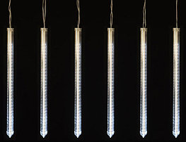 Балқитын мұздақ гирляндасы, тубус гирляндасы 3* 0.5 м. 10шт.+ қоректендіру блогы 12в