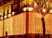 Гирлянды светодиодные, новогодние, уличные шторки, гирлянда занавес шторка; Длина: 2 - 6 метров, фото 3