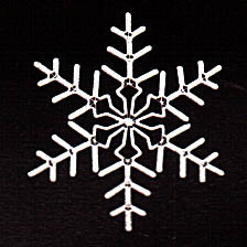 Снежинки из дюралайта на металлическом каркасе - фото 1 - id-p67676142
