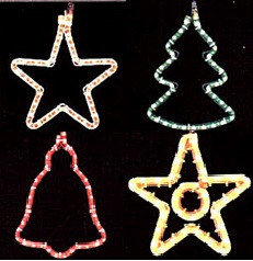 Звезды новогодние конструкции из дюралайта, звезда новогодняя, консоли звезды, звездочка