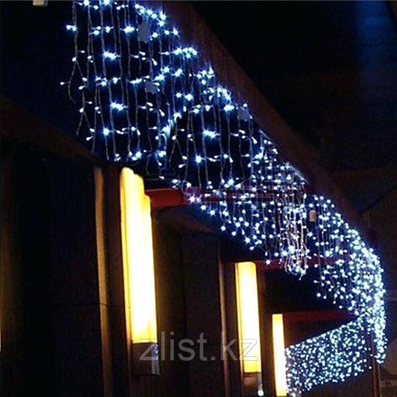 Гирлянды светодиодные, новогодние, уличные LED гирлянда "Шторки Занавес" 3*0,5 метра