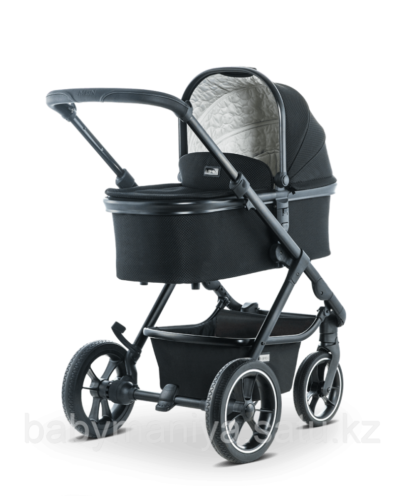 Коляска детская 2 в 1 Moon SCALA black/panama