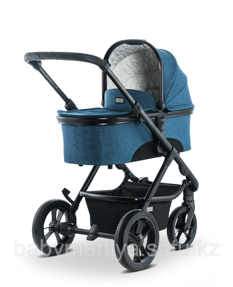 Коляска детская 2 в 1 Moon SCALA blue/panama