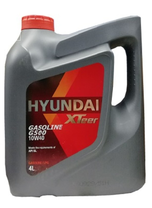 Масло моторное HYUNDAI XTEER GASOLINE G500 10W-40 SL для Hyundai Kia 4L - фото 1 - id-p67682671