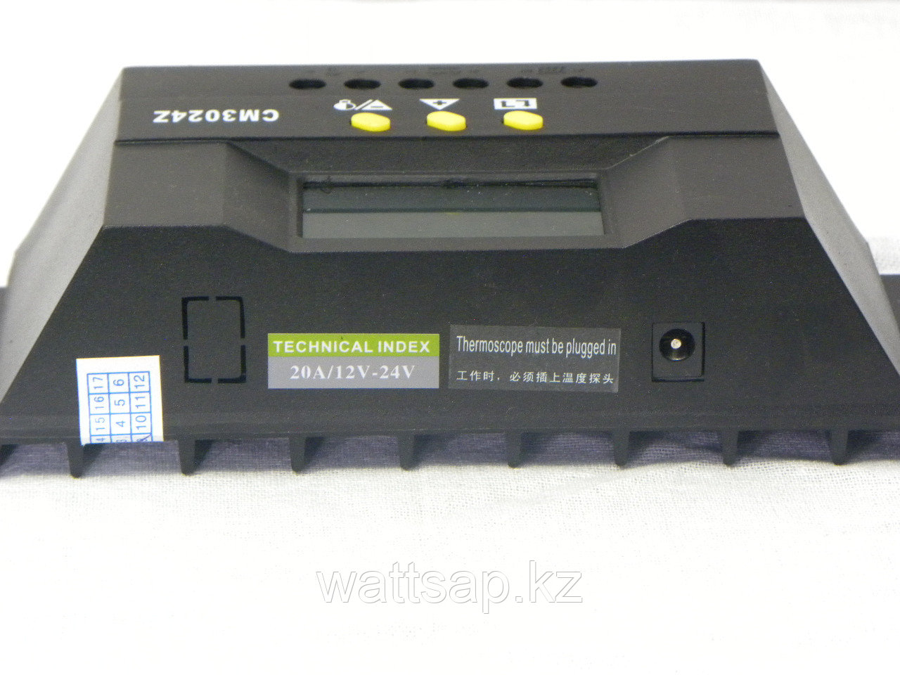 Контроллер заряда аккумуляторов для солнечных систем CM2024Z 20А - фото 3 - id-p5541657