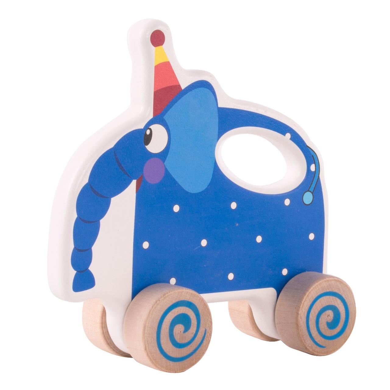 Happy Snail "Деревяшки" Каталка Слон Ду-Ду