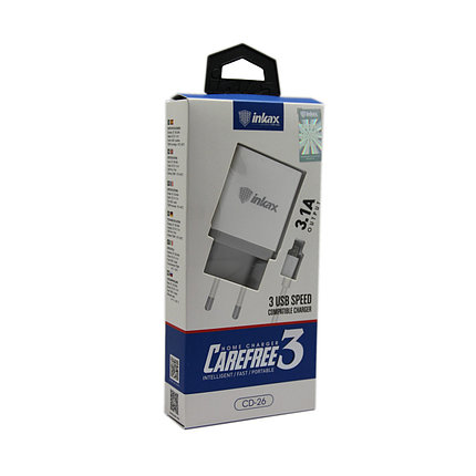 Зарядное устройство INKAX CD-26 Micro USB 3.1A, фото 2