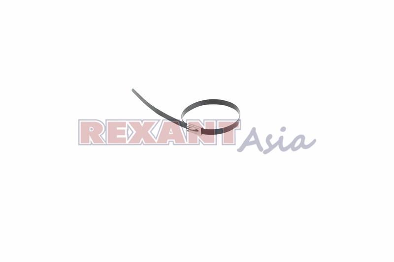 Хомут-стяжка стальная с полимерным покрытием REXANT 200x4,6 мм, упаковка 50 шт., (07-0208-5 )