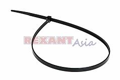 Хомут-стяжка кабельная нейлоновая REXANT 400 x4,8 мм, черная, упаковка 100 шт., (07-0401 )