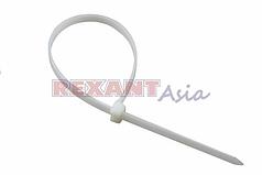 Хомут-стяжка кабельная нейлоновая REXANT 200 x2,5 мм, белая, упаковка 100 шт., (07-0200-4 )