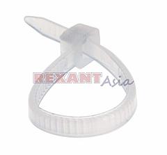 Хомут-стяжка кабельная нейлоновая REXANT 100 x2,5 мм, белая, упаковка 100 шт., (07-0100 )