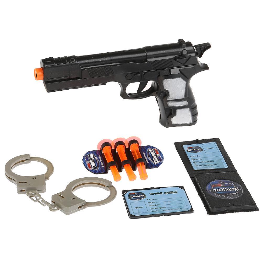 IV. Набор игрушечного оружия полиции "Пистолет с присосками" 6 в 1 - фото 2 - id-p67689841