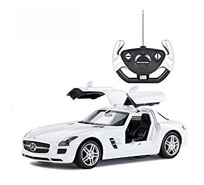 Rastar Радиоуправляемая машинка Mercedes SLS AMG (Белый), 1/14