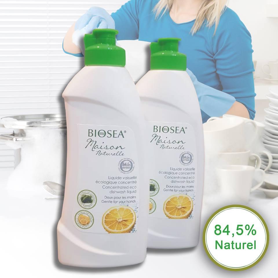 Средство для мытья посуды BIOSEA (Биоси) Maison Naturelle, 250 мл (Оригинал - Франция)