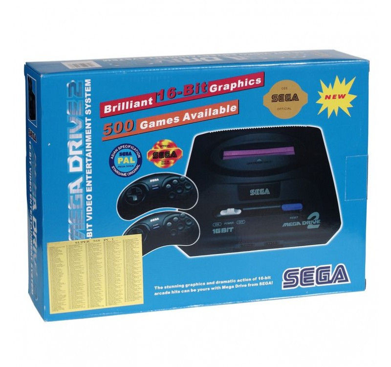 SEGA Mega Drive 2 16 bit 500 игр - фото 2 - id-p67702275