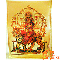 Плакат Богиня Дурга Деви (Кушманда) Durga Devi (размер 17 см*12 см)