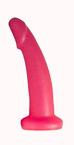 Гелевая анальная втулка для простаты L 13.5 см D 3.0 см, ПВХ, цвет розовый