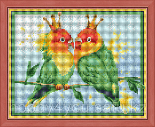Картина стразами "Неразлучная парочка", 24*30см, фото 2
