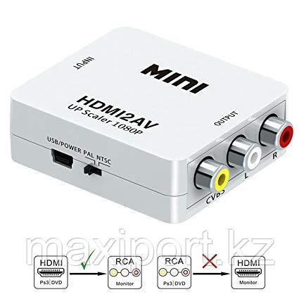 HDMI to AV Converter (HDMI in, RCA out) на тюльпаны - фото 1 - id-p67719319