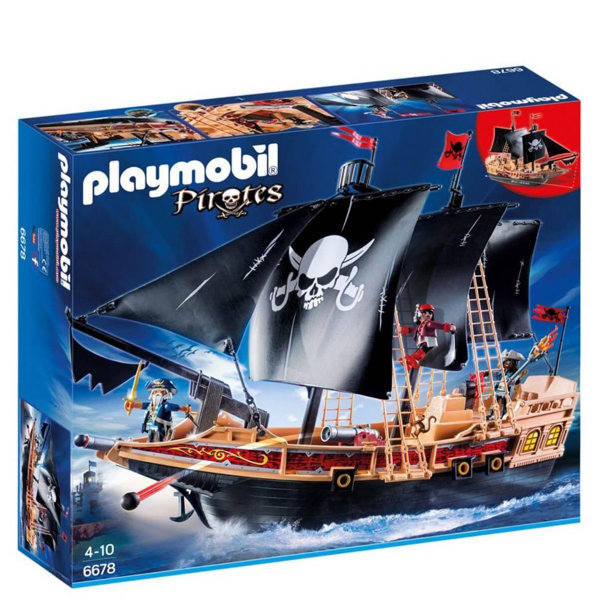 Конструктор Playmobil Пираты: Пиратский Боевой Корабль 6678pm