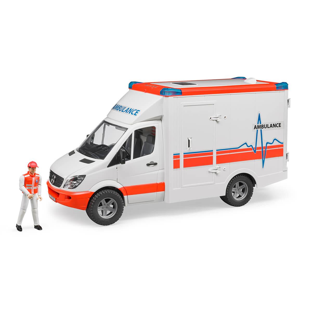 MB Sprinter скорая помощь с фигуркой водителя Bruder