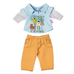 Стильная одежда для куклы мальчика Baby born