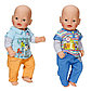 Стильная одежда для куклы мальчика Baby born, фото 4